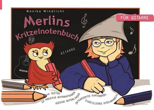 Merlins Kritzelnotenbuch- Noten schreiben: Noten lernen